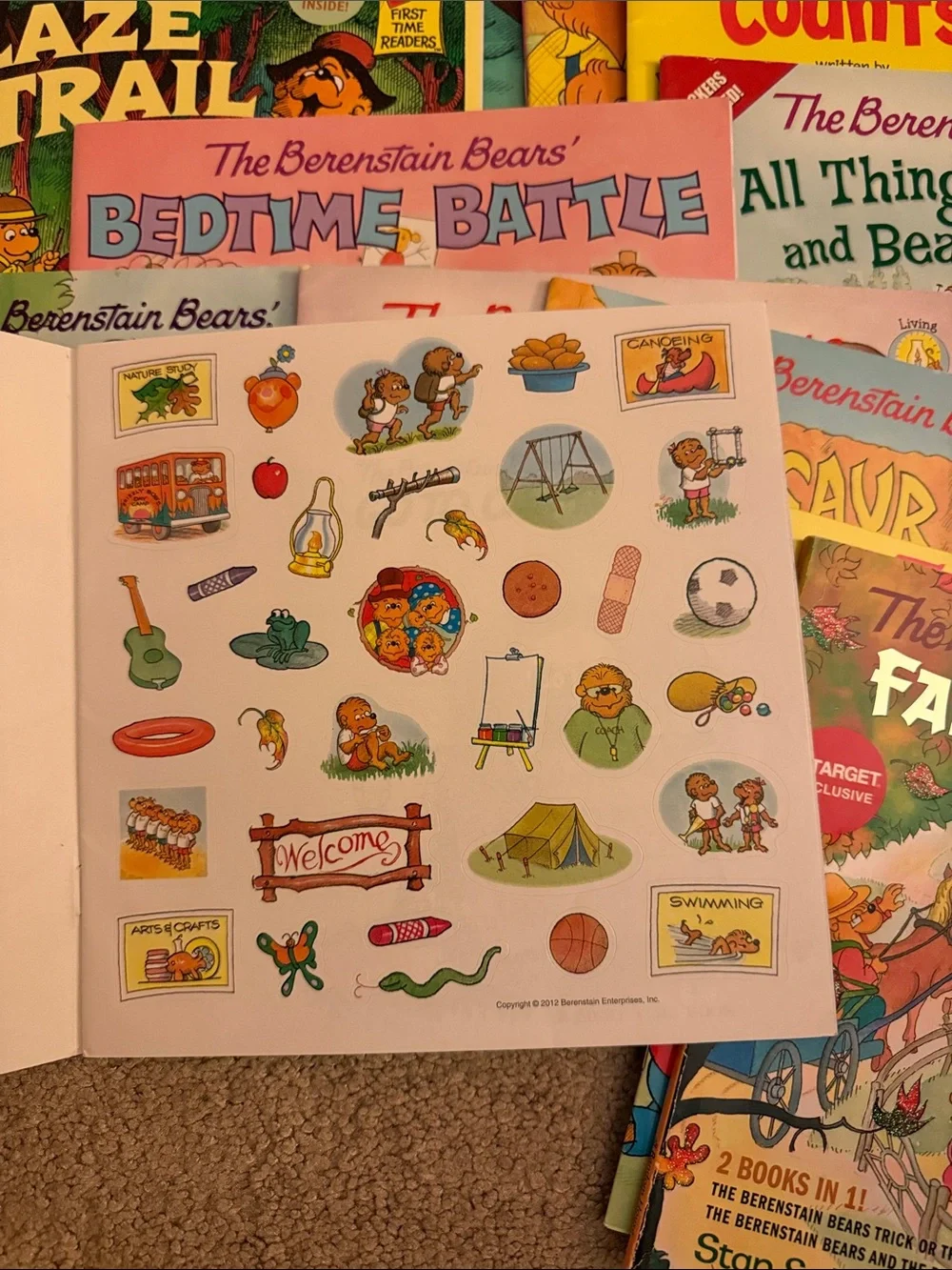 Kids Berenstain Bear Book Set
